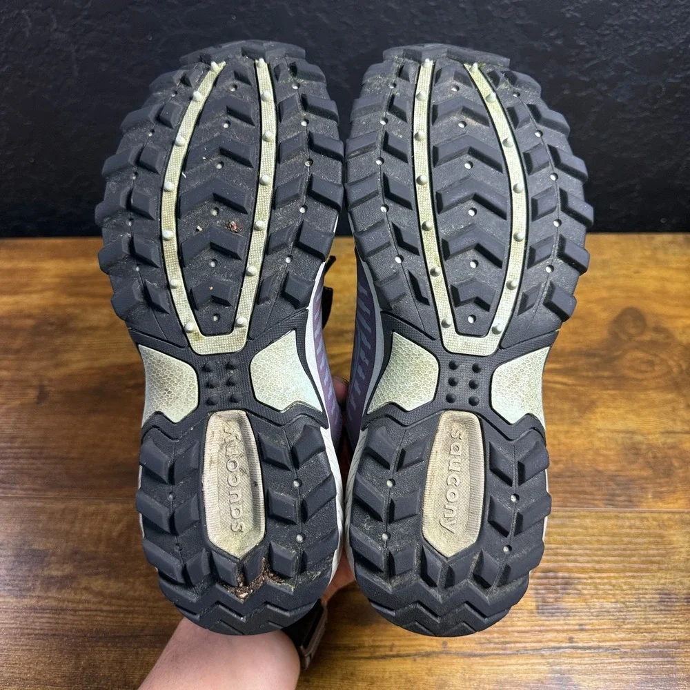 Saucony Excursion TR15 S10668-20 Purple Grey Mesh Trail Running Shoes Womens 6.5